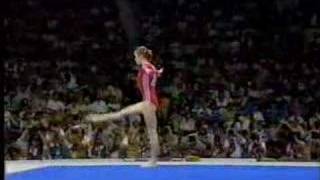 Svetlana Boginskaya 1988 Olympics compulsory floor [upl. by Dulla]