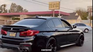 Loud BMW M550i Brutal Acceleration [upl. by Guidotti]