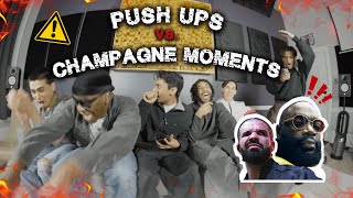 PUSH UPS  CHAMPAGNE MOMENTS by DRAKE  RICK ROSS│STUDIO REACTION [upl. by Martita]