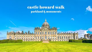 Castle Howard Walk  Parkland amp Monuments walk in the Howardian Hills North Yorkshire [upl. by Le]