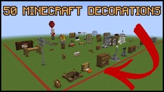 50 Minecraft Decoration Ideas [upl. by Boys]