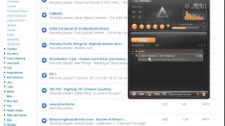 Как слушать радио из каталогов Icecast и Shoutcast в AIMP [upl. by Aissert]