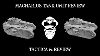 Macharius Tank Unit Review  Competitive 9th Ed Warhammer 40000 [upl. by Anitrebla]