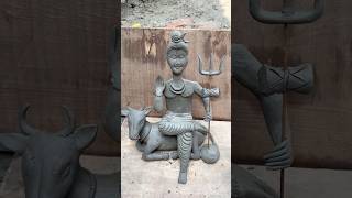 Bholenath idol makingsmahadev murti makingbholenath murti makingshorts80 [upl. by Nekial]