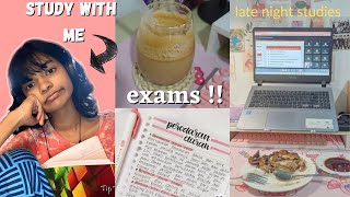 Exam Week Study Vlog l Lots of studying and eating 📚 Busy and productive days Exam Day in My Life [upl. by Siegel143]