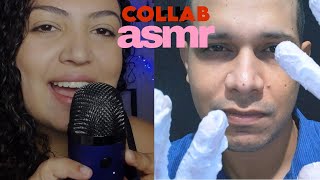 ASMR COLLAB  SONS DE BOCA E ESPUMA TINHOASMR [upl. by Castera]