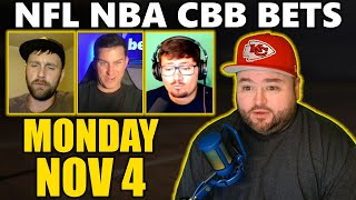 Monday Bets with Kyle Kirms  NFL NBA CBB 114 [upl. by Menon]