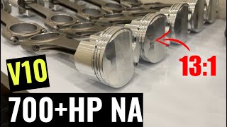 Building a 8000 RPM HighCompression NA Cobra Head V10  Episode 8 [upl. by Leugimsiul]