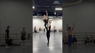 BLACK SWAN REHEARSAL 🤩🦢 dance [upl. by Seerdi]