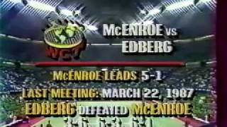 Edberg vs McEnroe Semi Final  Dallas 1987  0119 [upl. by Eddi]