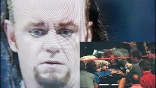 Undertakers reaction to Owen Harts death at Over The Edge [upl. by Kristofer]