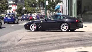 Ferrari 550 w Tubi Exhaust Startup  Accelerations [upl. by Niletak642]