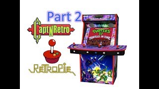 Custom Retropie 4 Player Arcade Cabinet Build Part 2 wCaptNRetro [upl. by Obau]