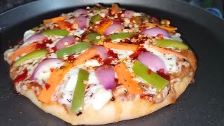 Pizza with Readymade Pizza Base  Instant Pizza Recipe [upl. by Ferree957]