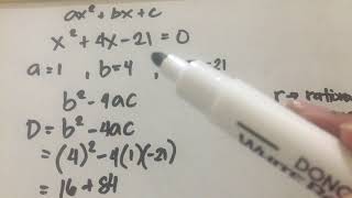 Roots Discriminant and Coefficients  Lesson2 Math 9 Part 1 [upl. by Fitting]