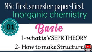 VSEPR theory  origin of VSEPR theory  introduction on VSEPR theory MSc 1 Sem chemistry part 01 [upl. by Derfiniw]