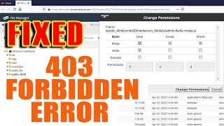 How to Fix The 403 Forbidden Error Step by Step ☑️ [upl. by Ateiluj]