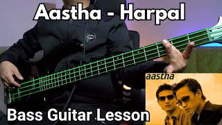 Aastha  Harpal Bass Guitar Lesson  Nepali Bass Guitar Lesson [upl. by Yelac]