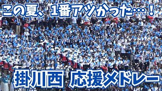 【この夏、No1の大応援】掛川西 応援メドレー【2024年 夏の甲子園】 [upl. by Aborn]