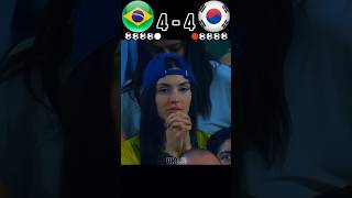 Brazil vs South Korea Penalty Shootout [upl. by Charmain192]