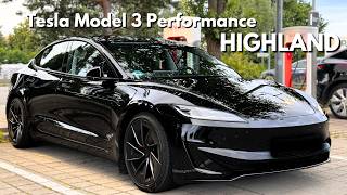 2024 Tesla Model 3 Performance Highland POV City Test Drive [upl. by Melac]