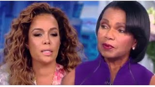 Sunny Hostin SHOWDOWN with Condoleezza Rice on “The View” [upl. by Daisie]