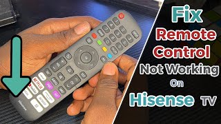 Hisense TV Remote Control Not Working How to Fix Unresponsive Hisense Remote [upl. by Billat]