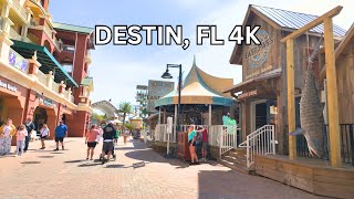 Destin FL 4K  HarborWalk Marina [upl. by Ecinehs321]