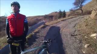 Mountainbike sul Monte Faudo  provincia di Imperia  05 gen 2013 [upl. by Conn78]