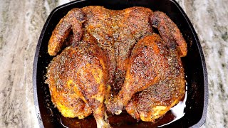 Best Ever Oven Baked Chicken How To Bake A Whole Chicken Easy [upl. by Retsim919]