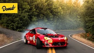 RIP GT4586  FerrariPowered Toyota drifts a Portland Touge [upl. by Itsuj]