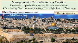 Management of Vascular Access Creation From radial cephalic fistula to basilic vein transposition [upl. by Yzdnil]