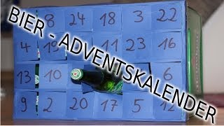 BIER Adventskalender  Schnell Einfach Selber Machen  Basteln  Last Minute Geschenk Für Freund DIY [upl. by Nylanej]