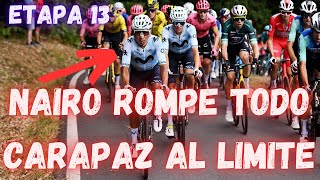 RESUMEN ETAPA 13 VUELTA A ESPAÑA 2024QUINTANA ROMPE TODO CARAPAZ AL LIMITE Y ROGLIC ATACA [upl. by Annawad]