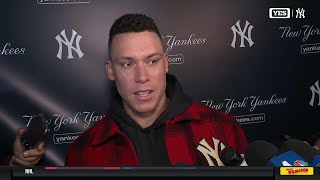 Aaron Judge on World Series loss Juan Soto [upl. by Taddeo]