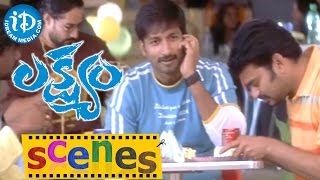 Lakshyam Movie Scenes  Anushka Gopichand Comedy Phone Call Scene [upl. by Fryd]