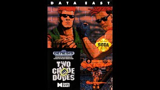 Two Crude Dudes LongPlay Sega Genesis [upl. by Elokyn]