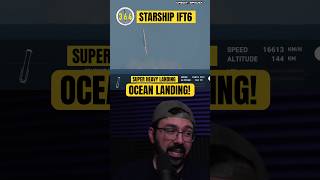 SpaceX Starship Booster Attempts Ocean Landing on Flight Test 6 [upl. by Shevlo53]