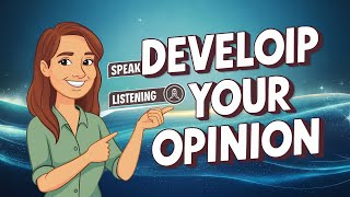 Develop Your Opinion in English Speaking and Listening at B2 Level [upl. by Chlores]