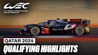 Qualifying and Hyperpole Highlights I Qatar Airways Qatar 1812 KM I FIA WEC [upl. by Balthasar118]