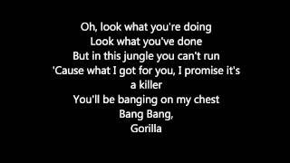 Bruno Mars  Gorilla lyrics [upl. by Festatus]