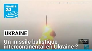 LUkraine accuse Moscou de lavoir frappée avec un missile balistique intercontinental [upl. by Mariano]