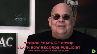 Death Row Records George quotPapa Gquot Pryce quotYoure backing a puppetquot [upl. by Ahsinert]