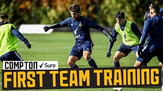 Fabio SIlva scores a beauty as Wolves prepare for Leicester  First team training [upl. by Feetal688]