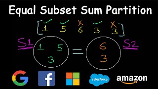 Partition equal subset sum  Equal sum partition  Dynamic Programming  Leetcode 416 [upl. by Helbonia]