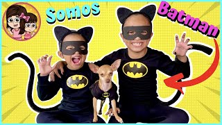 NOS CONVERTIMOS EN BATMAN  Las Leoncitas Kids [upl. by Notrub932]