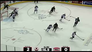 31823  Birmingham Bulls  Evansville Thunderbolts  Hayden Stewart Goalie Goal [upl. by Mandal474]