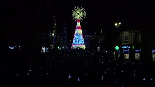 ENCENDIDO LUCES NAVIDAD VIGO 2024 [upl. by Myrah]