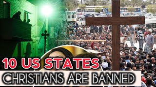 Top 10 US States Where Christians arent Welcome [upl. by Enoid819]