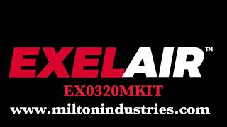 EXELAIR™ EX0320MKIT 20Piece Coupler and Plug Air Accessory Kit [upl. by Refinnej]